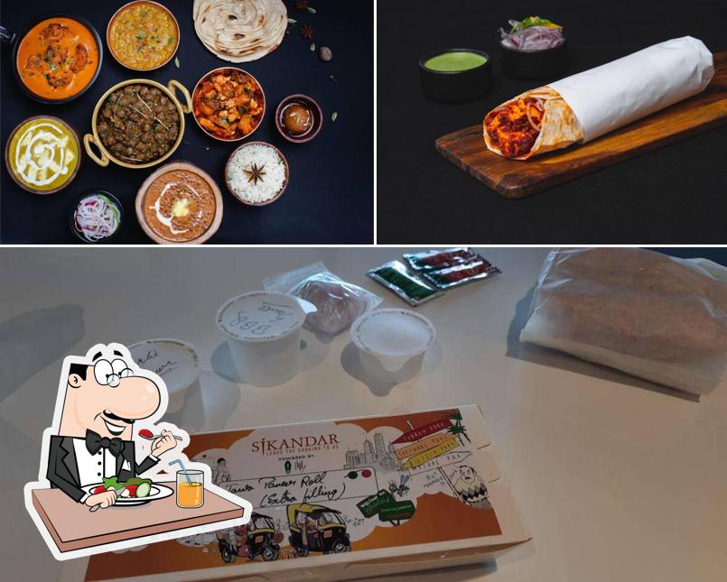 Meals at Sikandar Rolls
