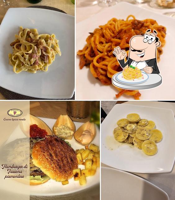 Spaghetti alla carbonara al Trattoria Pane e Vino Bovolone