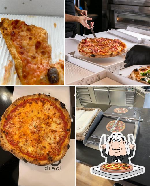 A dieci Pizza Kurier Zug-Baar, puoi provare una bella pizza