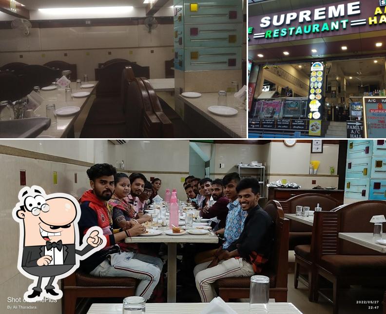 The interior of Supreme Restaurant