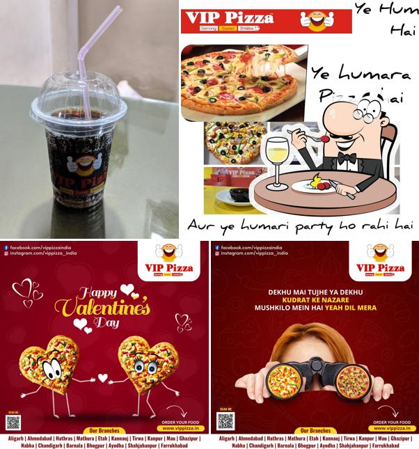 Food at VIP Pizza