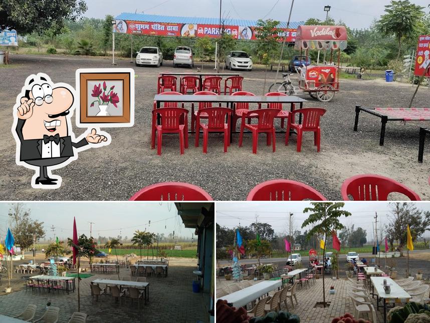 The interior of Shubham Pandit Dhaba 2