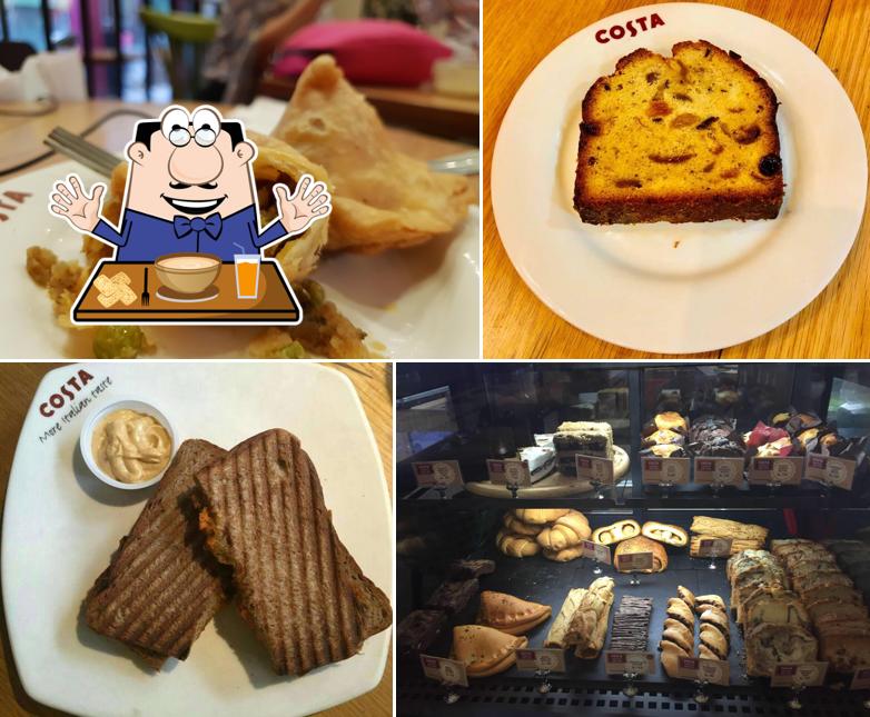 Food at Costa Coffee