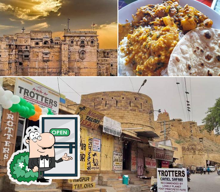 The photo of Desert Cow Restaurant’s exterior and food