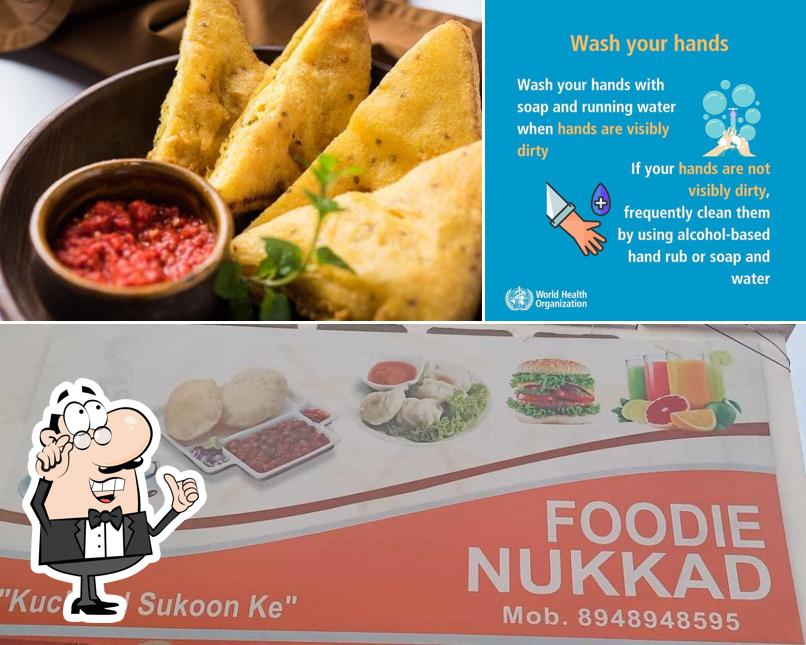 The interior of Foodie Nukkad Restaurant