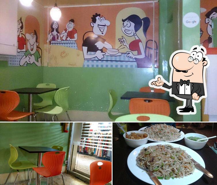 The interior of Golden Flavour
