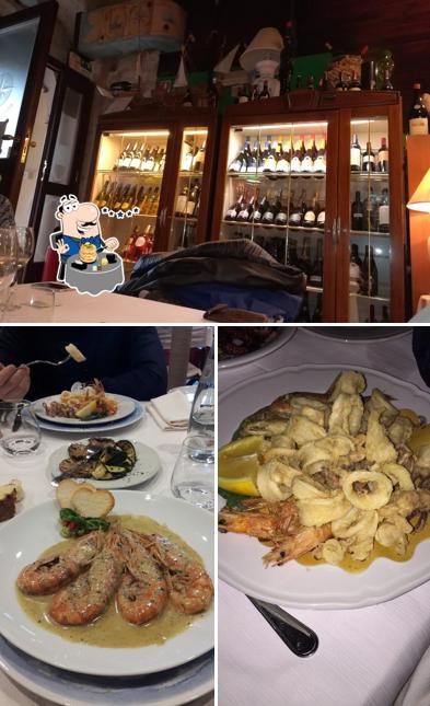 La immagine della cibo e bancone da bar di RISTORANTE ROSA DEI VENTI