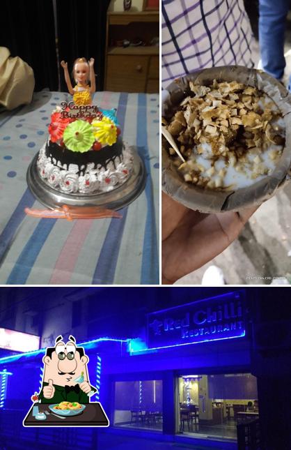 Food at Red Chilli Restaurant