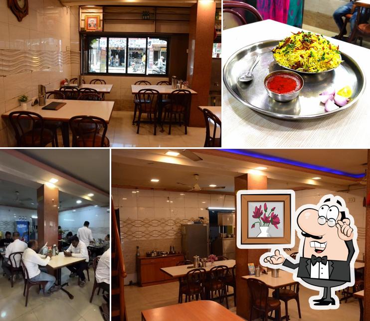 The interior of AASRA BIRYANI HOUSE