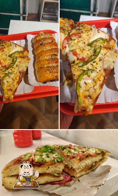 Try out pizza at Creme N Crisp