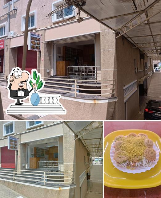 Among various things one can find exterior and food at Munch