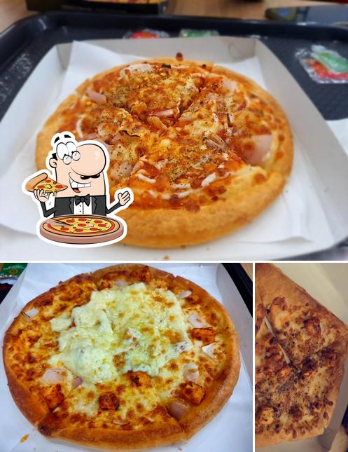 Try out pizza at Puffizza