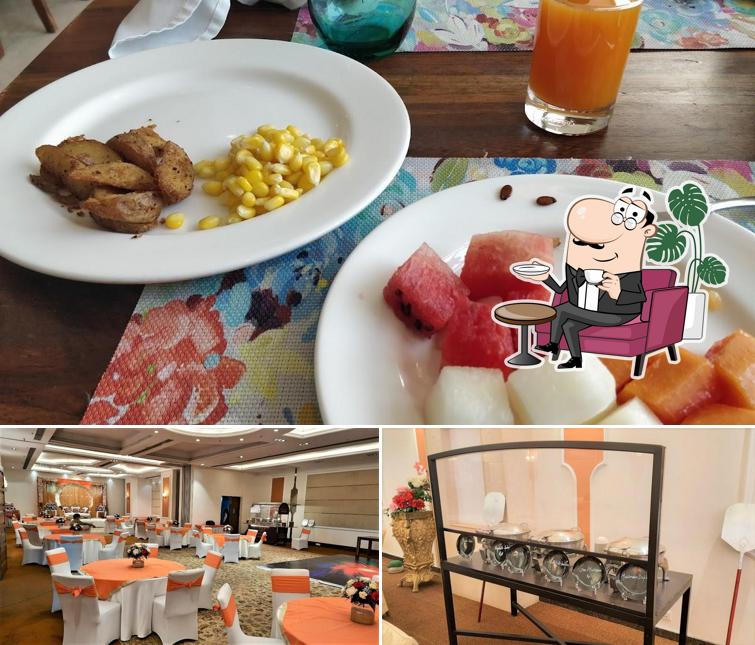 Check out the photo showing interior and food at The Bella Vista, Panchkula - Centrally Located Premium Hotel in Panchkula, Near Chandigarh