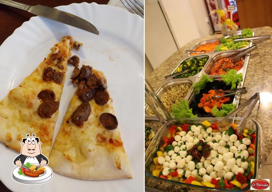 Comida em O Fornão Restaurante e Pizzaria