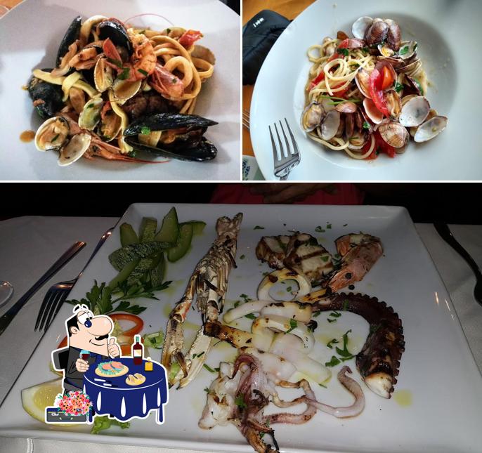 Prenditi tra i molti piatti di mare disponibili a Pane e Vino Ristorante