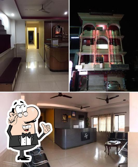 The interior of Sannidhi bar&restaurant