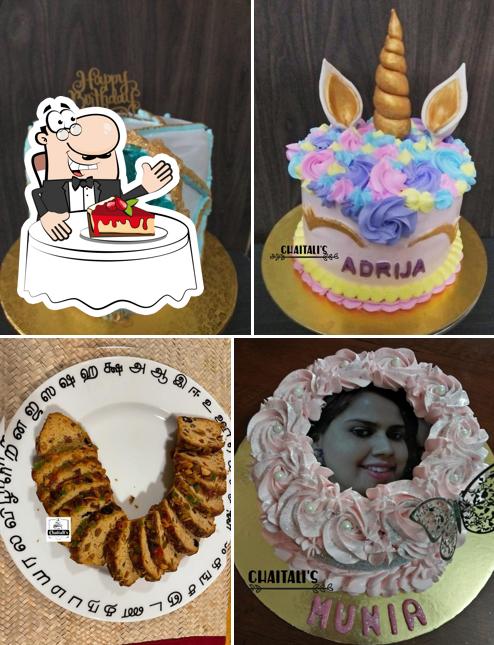 Chaitali's Cake Boutique Best cake shop in Agartala provides a selection of desserts