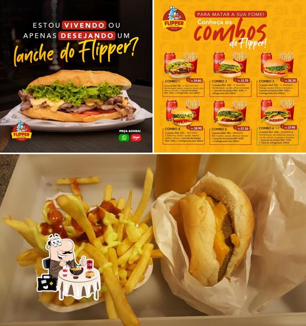 Platos en Flipper Lanches