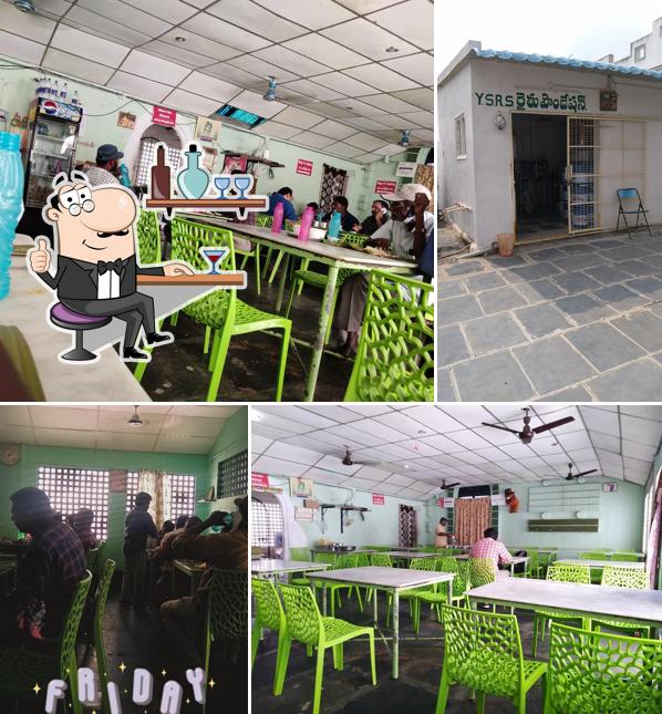 The interior of Hanuman Mess