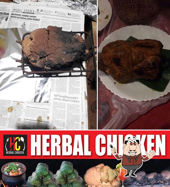 Food at Herbal chicken taliparamba