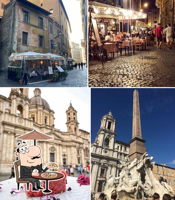 Goditi la vista dall'area esterna di La Piccola Cuccagna - Ristorante