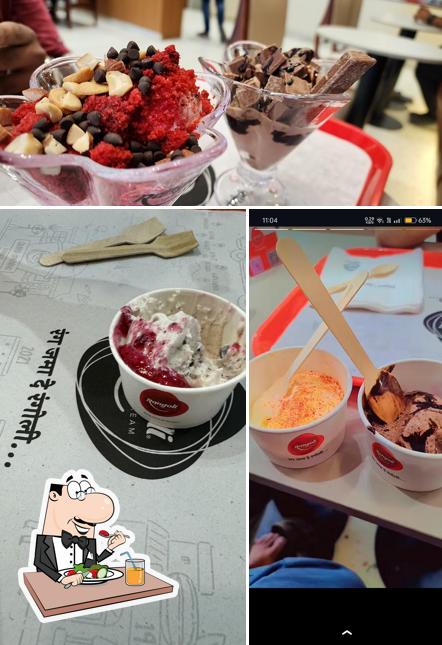 Meals at Rangoli icecream cafe