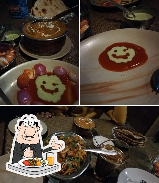 Food at RimZim Restaurant