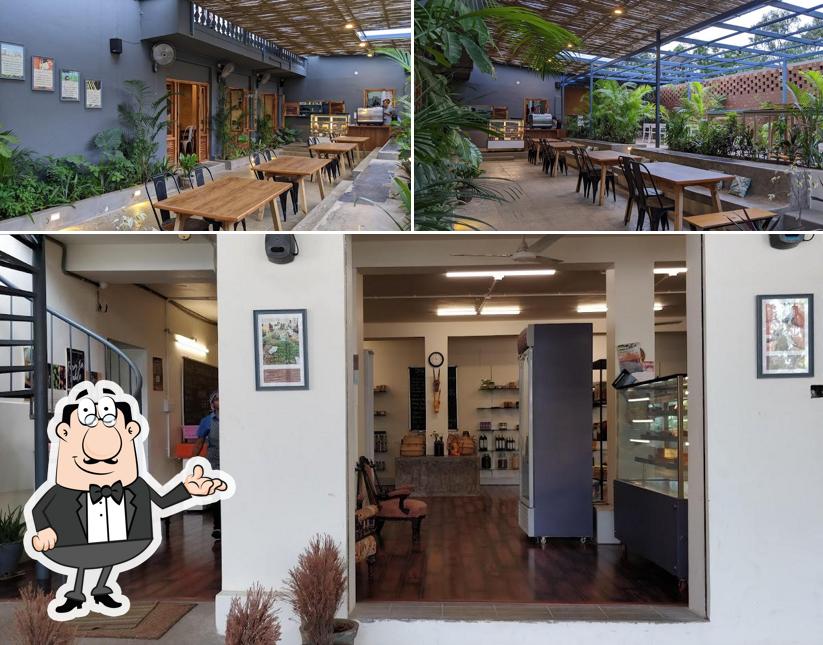 The interior of SAGE Farm Cafe