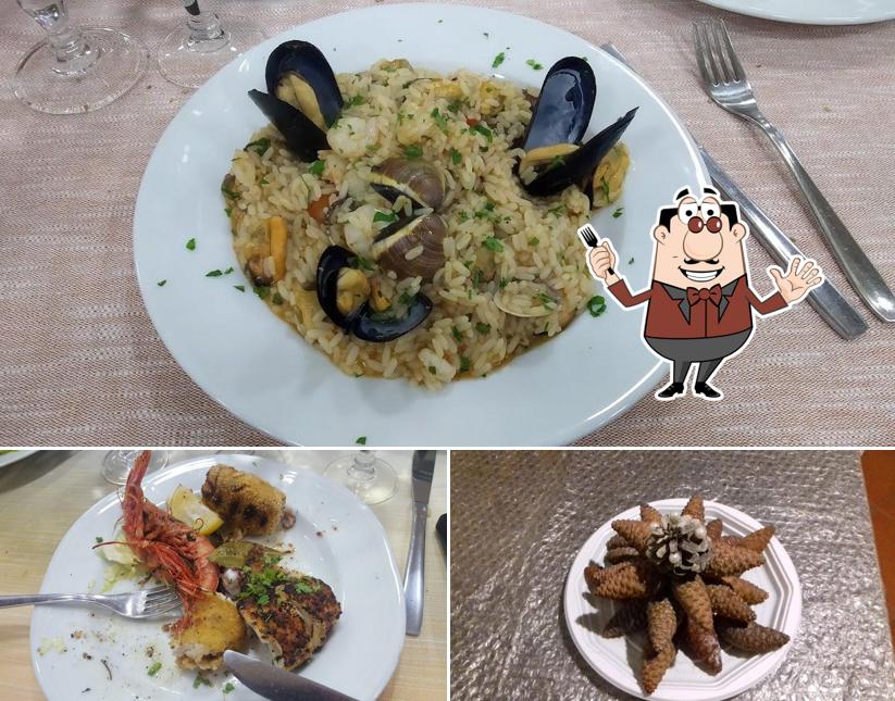 Platti al Trattoria L'Ancora