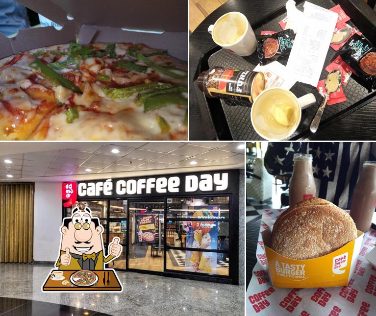 Get pizza at Café Coffee Day