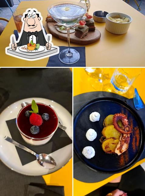 Dai un’occhiata alla immagine che mostra la cibo e interni di Cosmo Riccione