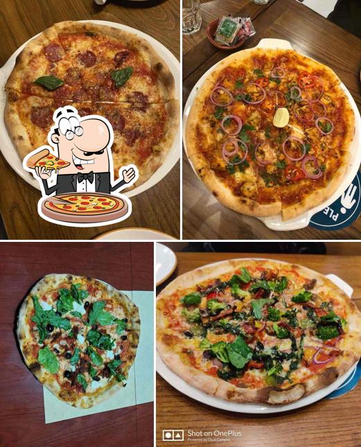 Order different types of pizza