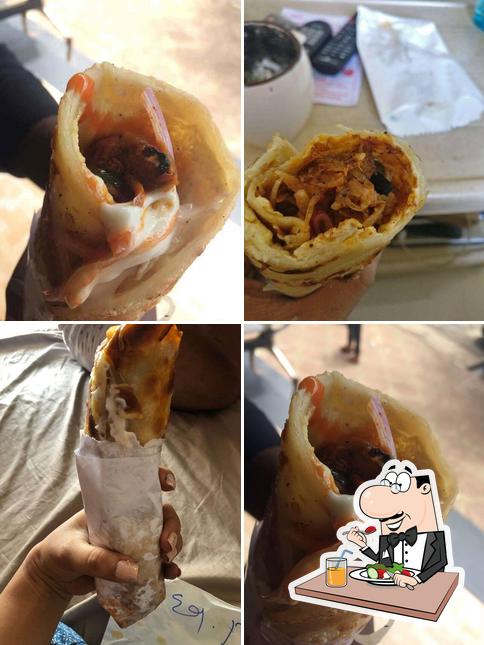 Food at Kusum Rolls
