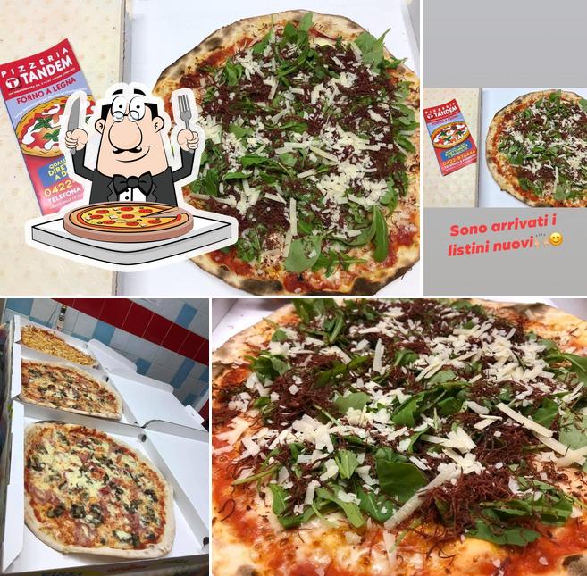 Scegli una pizza a Pizzeria Tandem