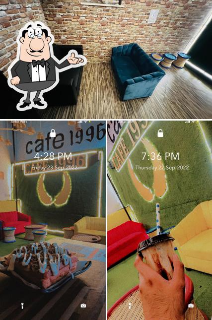 The interior of Cafe 1996