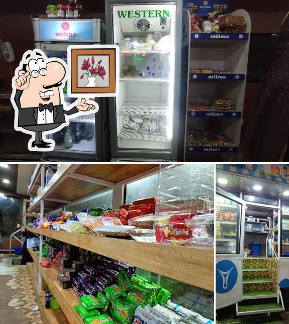 The interior of Milma Food Truck Kollam