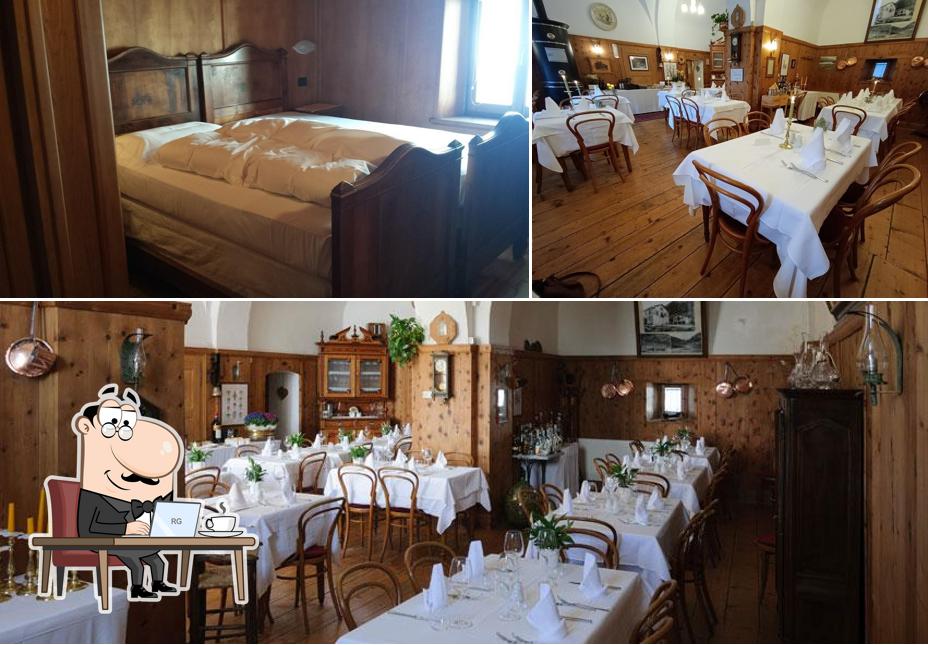 Gli interni di Albergo della Posta