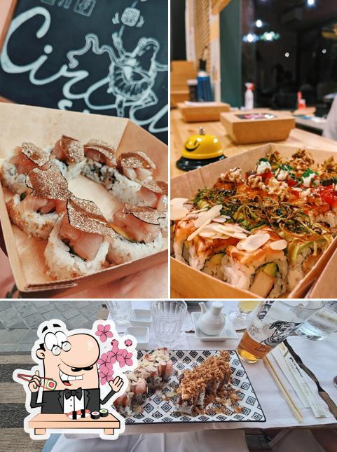 Prova le varie opzioni di sushi