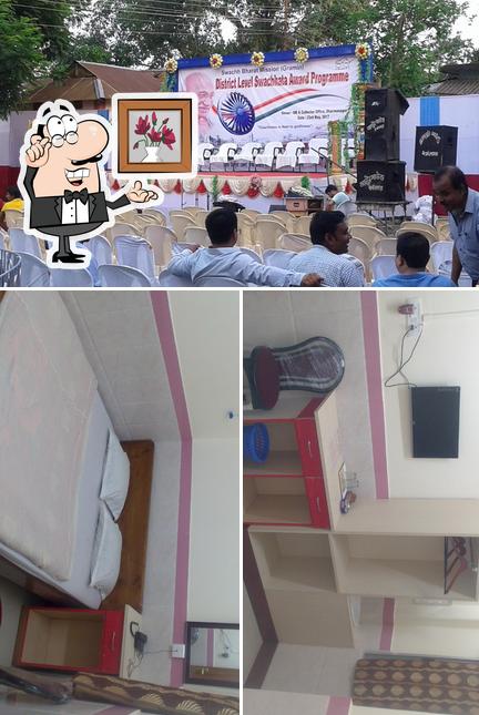 The interior of Karan Guest House