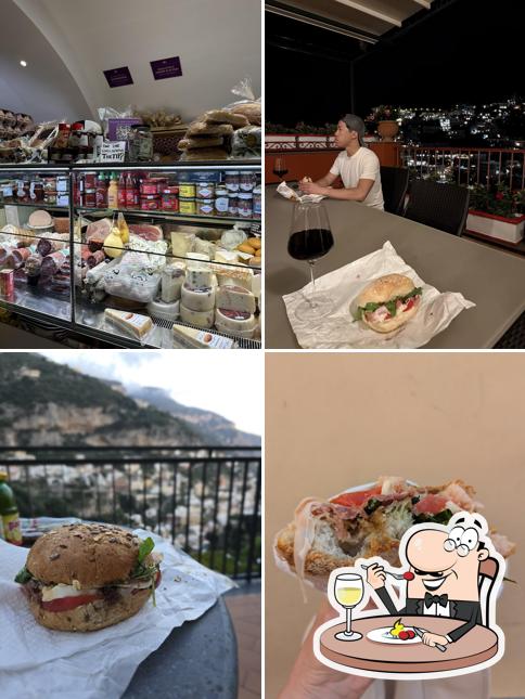 Platti al The Wine Shop Positano Vini e Panini