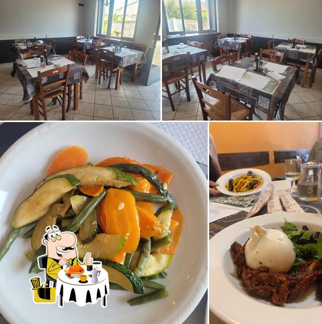 La immagine della cibo e interni di Trattoria Tiramisu