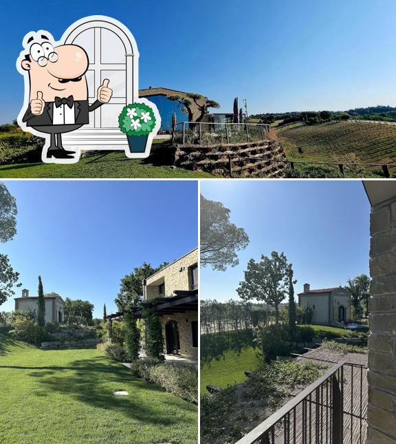 Gli esterni di Country House Ristorante Oliveto sul Lago