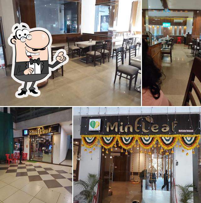 The interior of Hotel MintLeaf MultiCuisine Restaurant