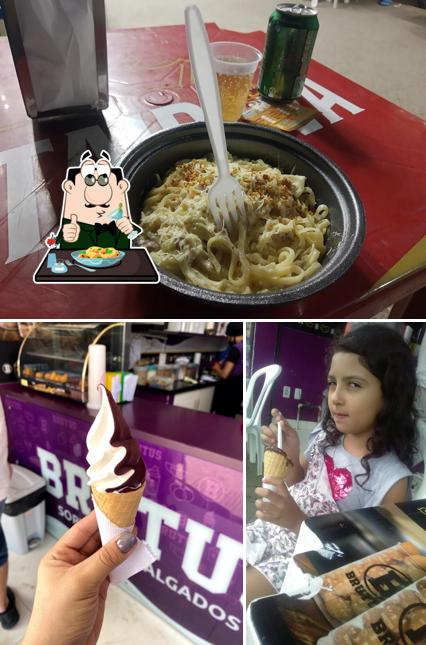 Comida em Brutus Sorvetes e Salgados Miguel Couto