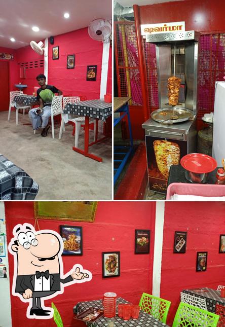 Take a look at the photo displaying interior and dining table at Best mathina