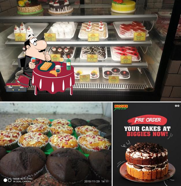 Biggies Pizza provides a number of desserts