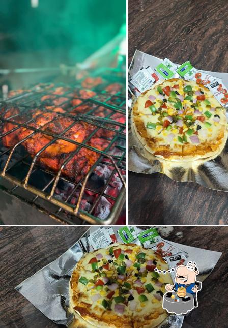 Food at Britto's restaurant and supermarket