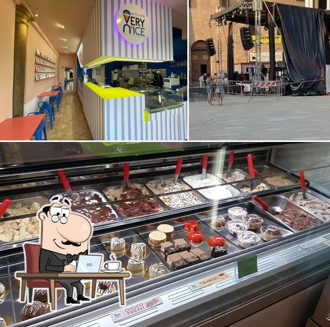 Gli interni di Gelateria Very N'Ice