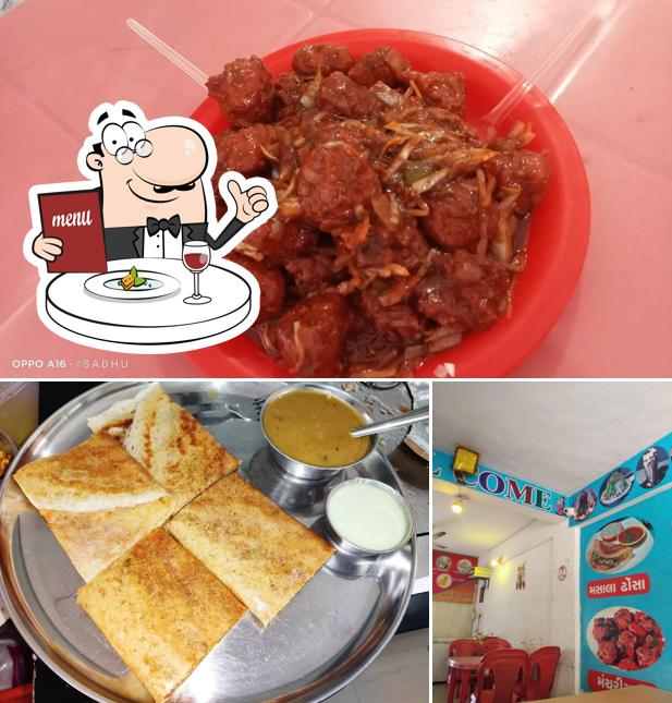 Among various things one can find food and interior at Murli dhosa cafe