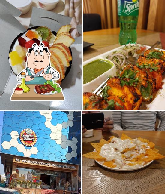 Try out meat meals at Satyam Bakers Snacks And Sweets & Cafe